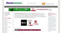 Desktop Screenshot of monsterlacrosse.com